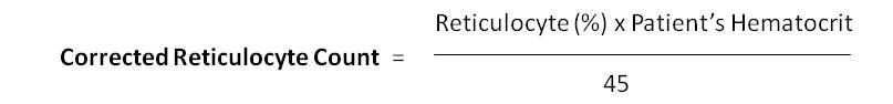 Corrected-reticulocyte-count