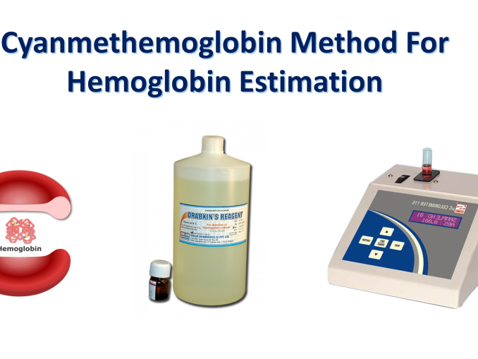 Cyanmethemoglobin Method For The Estimation Of Hemoglobin